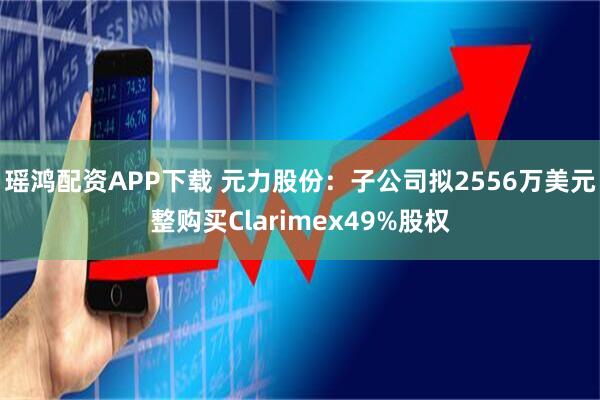瑶鸿配资APP下载 元力股份：子公司拟2556万美元整购买Clarimex49%股权