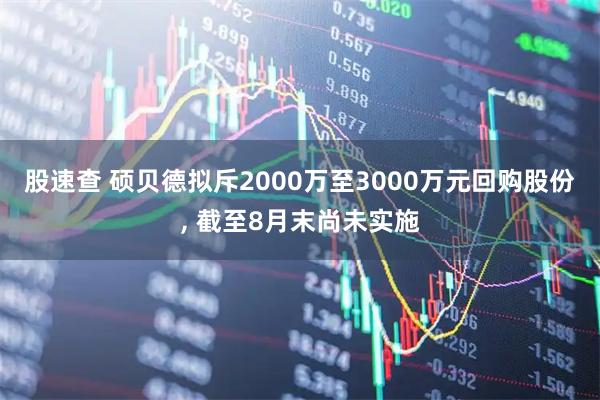 股速查 硕贝德拟斥2000万至3000万元回购股份, 截至8月末尚未实施
